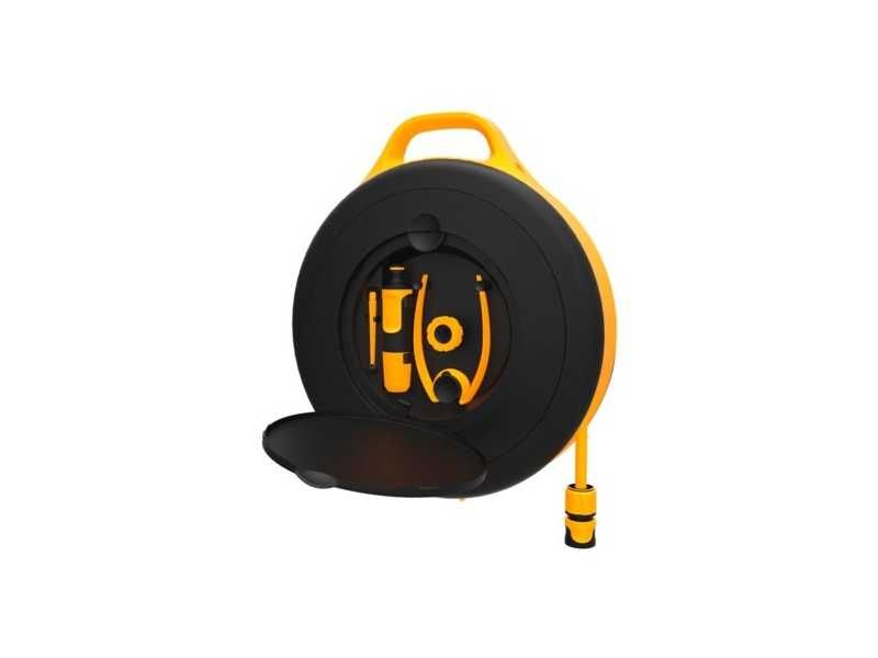 Катушка со шлангом 3/8" (9мм) 15м и набором аксес