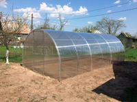 Теплица Боровик 3 x 4 x 2 м с поликарбонатом RTLINE Agro специально для теплиц! Теплица Боровик 3 x 4 x 2 м с поликарбонатом RTLINE Agro специально для теплиц!