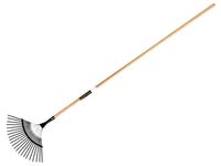 Грабли веерные деревянный черенок Solid 