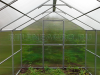 Теплица Дельта 2,5 x 4,3 x 2,2 м с поликарбонатом Карбогласс Кристалл и профилями Теплица Дельта 2,5 x 4,3 x 2,2 м с поликарбонатом Карбогласс Кристалл и профилями