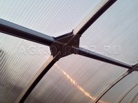 Теплицы Слава СП / каркас оцинкованная не замкнутая труба 20 х 20 х 1,2 мм