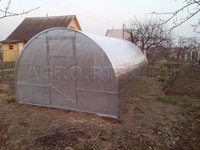 Теплицы Слава СП / каркас оцинкованная не замкнутая труба 20 х 20 х 1,2 мм