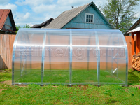 Теплица Дачная Трешка 3 x 4 x 2 м с поликарбонатом Карбогласс Кристалл