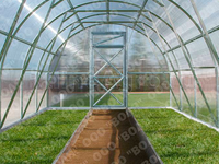 Теплица Дачная Трешка 3 x 4 x 2 м с поликарбонатом Карбогласс Кристалл