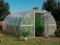 Теплица Дачная Трешка 3 x 4 x 2 м с поликарбонатом Карбогласс Кристалл