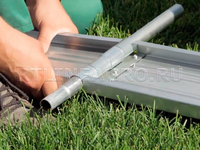 Оцинкованная грядка Ярус 2 х 0,7 м высота 17 см