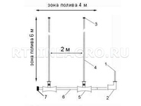 Комплект для полива Тепличный на 24 м2 Комплект для полива Тепличный на 24 м2