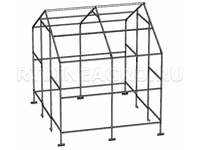 Теплица Дельта 2,5 x 4,3 x 2,2 м с поликарбонатом Карбогласс Кристалл и профилями Теплица Дельта 2,5 x 4,3 x 2,2 м с поликарбонатом Карбогласс Кристалл и профилями