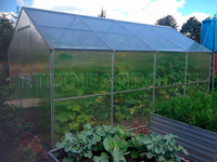 Теплица Дельта 2,5 x 4,3 x 2,2 м с поликарбонатом Карбогласс Кристалл и профилями Теплица Дельта 2,5 x 4,3 x 2,2 м с поликарбонатом Карбогласс Кристалл и профилями