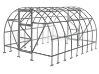 Теплица Дачная-2ДУМ 3 x 8 x 2 м с поликарбонатом PRACTIQ Теплица Дачная-2ДУМ 3 x 8 x 2 м с поликарбонатом PRACTIQ