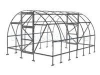 Теплица Дачная ЭКО 3 x 8 x 2 м с поликарбонатом PRACTIQ Теплица Дачная ЭКО 3 x 8 x 2 м с поликарбонатом PRACTIQ