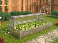 Парник под ПКР Лотос 2,10 х 0,89 х 0,80 м с поликарбонатом  RTLINE Agro Парник под ПКР Лотос 2,10 х 0,89 х 0,80 м с поликарбонатом  RTLINE Agro