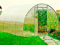 Теплица Омега 3 x 4 x 2 м с поликарбонатом Карбогласс Премиум Теплица Омега 3 x 4 x 2 м с поликарбонатом Карбогласс Премиум