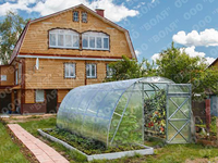 Теплица Дачная Оптима 3 x 4 x 2 м с поликарбонатом Карбогласс Кристалл Теплица Дачная Оптима 3 x 4 x 2 м с поликарбонатом Карбогласс Кристалл