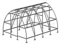 Теплица "Дачная Стрелка-3" 3 x 6 x 2,4 м с поликарбонатом Стандарт Воля Теплица "Дачная Стрелка-3" 3 x 6 x 2,4 м с поликарбонатом Стандарт Воля